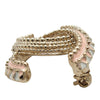 Chanel Gold Plated Lacquered CC Brooch Secondhand
