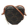 Celine Micro Triomphe Coated Canvas Heart Crossbody Secondhand