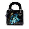 Dior Limited Edition Mat Collishaw Lady Art Mini Calfskin Butterfly Lady Dior Secondhand