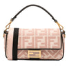 Fendi Zucca Embroidered Canvas Baguette Satchel Secondhand