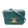 Celine Teen Shiny Calfskin Triomphe Crossbody Secondhand