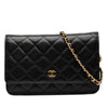 Chanel CC Quilted Caviar Wallet on Chain Secondhand