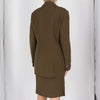 Karl Lagerfeld Khaki Skirt Suit - '80s Second hand
