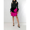 Yves Saint Laurent Black and Fuchsia Skirt - '80s Second hand
