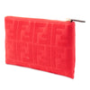 Fendi Zucca Embroidered Canvas Zip Pouch Secondhand
