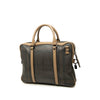 Burberry Smoke Check Coated Canvas Clinton Business Bag Secondhand