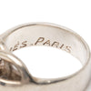 Hermès Sterling Silver Deux Anneaux Ring Secondhand