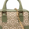 LOEWE Nano Anagram Jacquard and Calfskin Amazona Satchel Secondhand