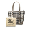 Burberry Small Shimmer Check Canvas Tote Secondhand