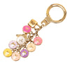 Louis Vuitton Gold Plated and Enamel Pastilles Key Chain and Bag Charm Secondhand