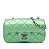 Chanel Extra Mini Rectangular Classic Patent Single Flap Secondhand