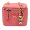 Chanel Mini Quilted Lambskin Pearl Crush Vanity Case With Chain Secondhand