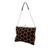 Prada Jacquard Kisslock Clutch with Chain Secondhand