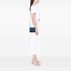 Chanel Printed Denim and Calfskin Gabrielle Wallet On Chain Secondhand