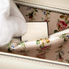 Gucci Calfskin Frame Print Bamboo Web Top Handle Bag Secondhand