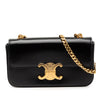 Celine Shiny Calfskin Claude Chain Shoulder Bag Secondhand
