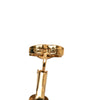 Chanel CC Gold Plated Clip On Earrings Secondhand