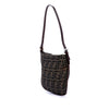 Fendi Zucca Canvas Shoulder Bag Secondhand