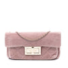 Chanel Quilted Velvet Giant Mademoiselle Turnlock Shoulder Bag Secondhand