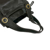 LOEWE Leather Anagram Drawstring Shoulder Bag Secondhand
