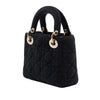 Dior Mini Velvet Cannage Lady Dior Secondhand