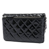 Secondhand Chanel CC Quilted Patent Flap Crossbody
