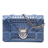 Dior Baby Metallic Patent Microcannage Diorama Flap Secondhand