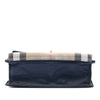 Burberry Small Leather and House Check Canvas Derby Macken Crossbody Secondhand