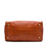 Prada Medium Bicolor Woven Goatskin Madras Shopping Tote Secondhand