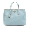 Prada Large Saffiano Lux Galleria Double Zip Satchel Secondhand