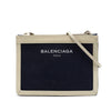 Balenciaga Canvas Navy Pochette M Crossbody Secondhand