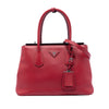 Prada Saffiano Cuir Turnlock Twin Satchel Secondhand
