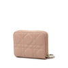 Dior Small Lambskin Cannage Lady Dior Voyageur Coin Purse Secondhand