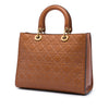 Dior Large Ultra Matte Calfskin Cannage Embossed Lady Dior Secondhand
