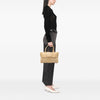Bottega Veneta Small Suede and Shearling Maxi Intrecciato Arco Tote Secondhand