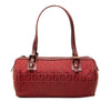 Fendi Zucchino Canvas Barrel Handbag Secondhand