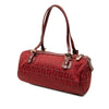 Fendi Zucchino Canvas Barrel Handbag Secondhand