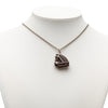 Hermès Palladium Plated Vulcanium Cheval Pendant Necklace Secondhand