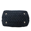 Miu Miu Matelasse Denim Crystal Satchel Secondhand