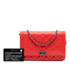 Chanel Quilted Lambskin Boy Wallet On Chain Secondhand