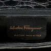Secondhand Ferragamo Croc Embossed Vara Handbag