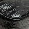 Secondhand Ferragamo Croc Embossed Vara Handbag