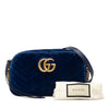 Gucci Small GG Marmont Matelasse Velvet Crossbody Secondhand