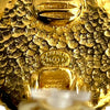 Chanel CC Gold Plated Button Clip On Earrings Secondhand