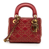 Dior Mini Lambskin Cannage Studded Supple Lady Dior Secondhand