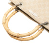 Gucci GG Canvas Bamboo Satchel Secondhand