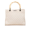 Gucci GG Canvas Bamboo Satchel Secondhand