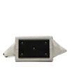 Celine Small Bicolor Canvas and Calfskin Tie Knot Handbag Secondhand