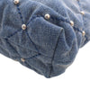 Chanel Mini Denim Studded 22 Handbag Secondhand
