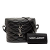Saint Laurent Quilted Lambskin Monogram June Box Bag Secondhand